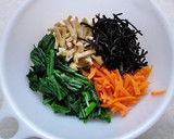 お惣菜屋のほうれん草とひじきの胡麻和え作り方5写真