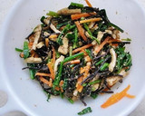 お惣菜屋のほうれん草とひじきの胡麻和え作り方6写真