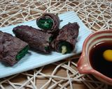 ニラ＆チーズの牛肉巻き♪作り方4写真