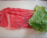 牛肉のレタス巻き♪作り方2写真