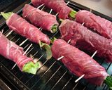 牛肉のレタス巻き♪作り方4写真