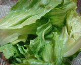 牛肉のレタス巻き♪作り方1写真