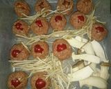 挽肉とミニトマトの包み焼き作り方7写真