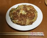 簡単！カット野菜お好み焼き作り方5写真