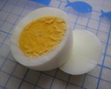ゆで卵で♪着ぐるみプーさん作り方1写真