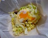 ツナとキャベツの巣ごもり　ペーパー蒸し作り方9写真