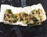 塩豆腐のネギ炒めのせ作り方4写真
