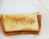 我が家のハムチーズギューギュートースト作り方8写真