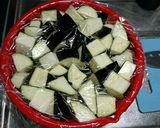 茄子と鶏肉の醤油煮作り方2写真