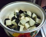 茄子と鶏肉の醤油煮作り方5写真