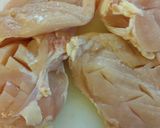鶏肉のマスタードソースがけ～*作り方1写真