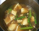 豚肉とアスパラのくずし豆腐あんかけ作り方5写真