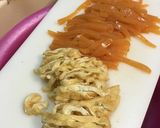 コンニャクと薄揚げの炒め煮作り方1写真