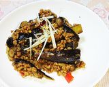 絶品☆ビーガン☆そら豆の入った麻婆茄子作り方11写真