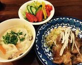 簡単☆チャーハン＆豚の生姜焼き盛り作り方6写真