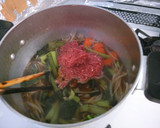 簡単！小松菜ともやし挽き肉の和風煮込み＊作り方5写真