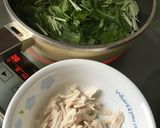 水菜とささみの辛子ポン酢☆三つ葉でもok作り方1写真