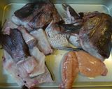 江戸前の味！旨味感じる真鯛のアラ煮☆作り方1写真