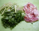 簡単！蕪の茎と豚のチヂミ作り方1写真