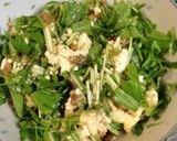 栄養オイルをインして水菜と納豆の豆腐和え作り方2写真