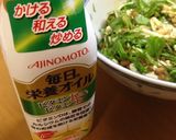 栄養オイルをインして水菜と納豆の豆腐和え作り方3写真