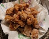 親子丼風の3色鳥唐揚げ丼作り方2写真