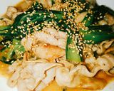 ちんげんさいと豚バラの味噌炒め作り方5写真