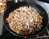 しいたけとひき肉の肉味噌作り方2写真