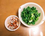 余熱で節約！！ちくわと小松菜の煮物作り方1写真