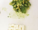 クリームチーズとアボカドのおかか和え作り方1写真