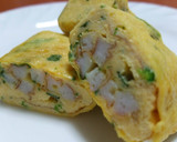 ちくわ１本 de 卵焼き＆野菜炒め＊弁当作り方3写真
