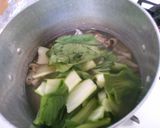 簡単！チンゲン菜としめじのナンプラー煮！作り方4写真