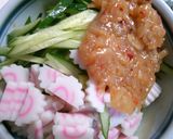 キュウリとナルト 中華くらげの甘酢和え!作り方4写真