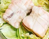 しっとり。春キャベツで蒸した蒸し豚サラダ作り方3写真