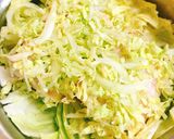 しっとり。春キャベツで蒸した蒸し豚サラダ作り方4写真