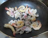 小松菜の皿うどん♪作り方5写真