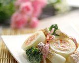 簡単▶海老とブロッコリーとゆで卵のサラダ作り方8写真