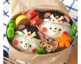 キャラ弁✳︎こどもの日に♫かぶとワンコ♡作り方11写真