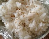 焼魚の余りで！青じそごま油のデカおにぎり作り方3写真