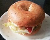 むね肉サラダチキンサンド作り方3写真