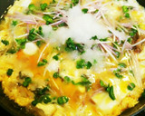 簡単。ヘルシー★豆腐とあさりの卵とじ作り方4写真