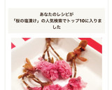 フワッと咲いた。桜の塩漬け使い方コツ作り方7写真