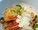 レンジでスパゲッティやパスタを茹でよう！作り方13写真