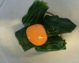 ほうれん草の卵和え生ハム巻き＋α作り方4写真