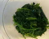 ほうれん草の卵和え生ハム巻き＋α作り方5写真