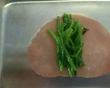 ほうれん草の卵和え生ハム巻き＋α作り方6写真