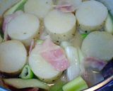 長芋とベーコンのほっくりネギ味噌煮作り方3写真