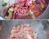 お弁当に♪カラフル焼肉ミートボール作り方1写真