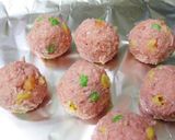 お弁当に♪カラフル焼肉ミートボール作り方2写真