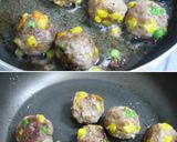 お弁当に♪カラフル焼肉ミートボール作り方3写真